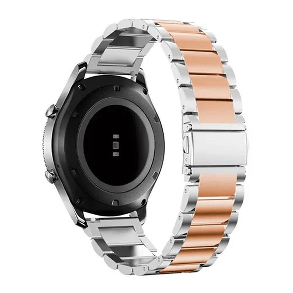 Miniatura Pulseira Relógio Smartwatch Aço Inox 3 Elos Smartband