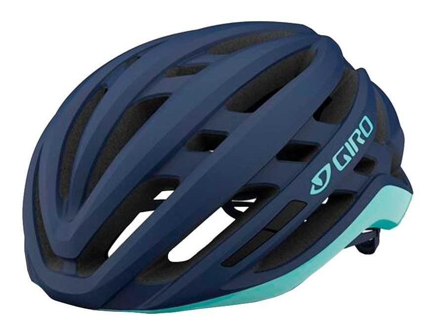 Miniatura Capacete Feminino Ciclismo Mtb Agilis Azul E Verde Tam P
