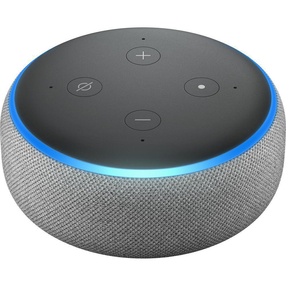 Miniatura Smart Speaker Amazon Alexa Echo Dot 3 Cinza Português 20 - Smart speaker - Amazon - Corrente direta