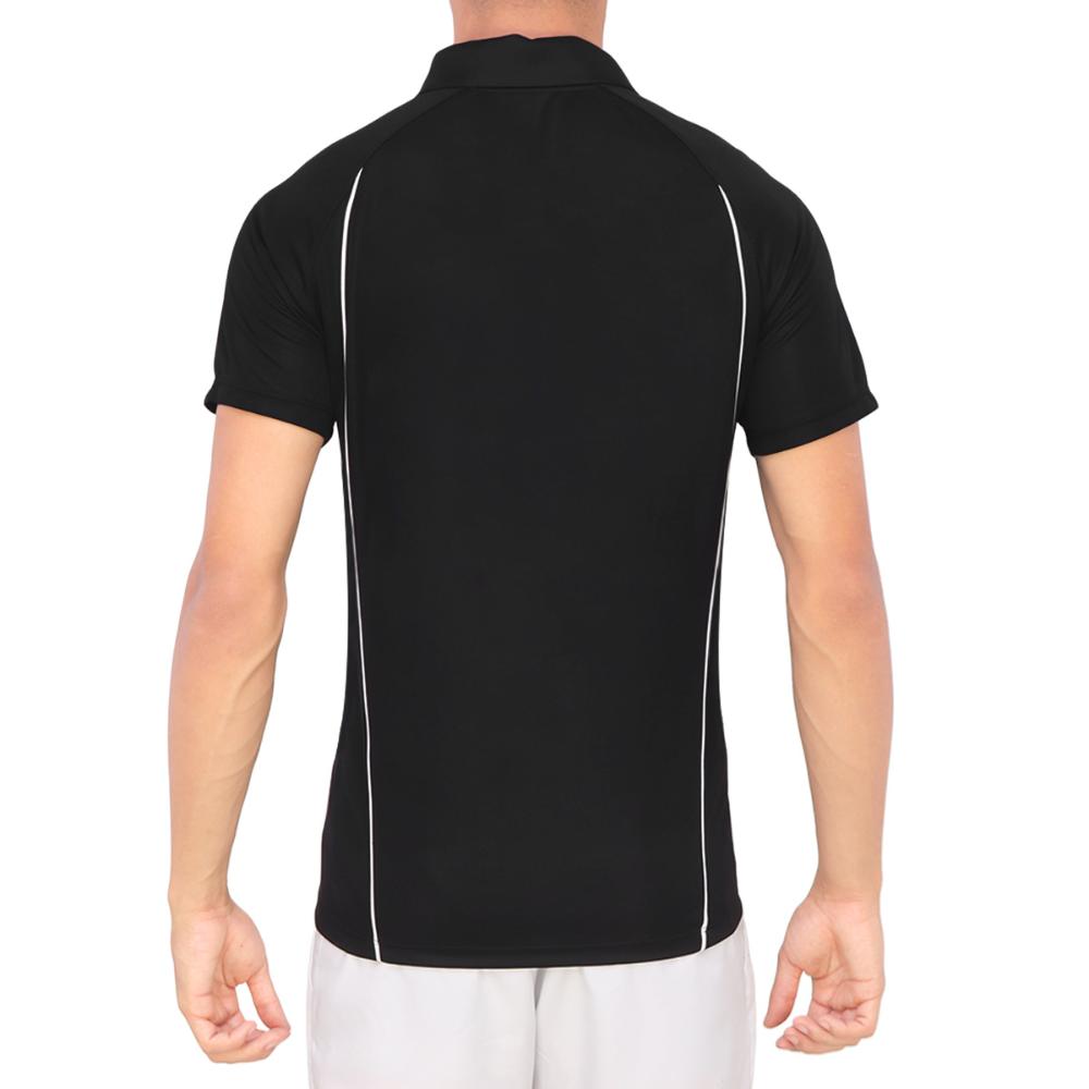 Miniatura Camisa Polo Fila Match Preto e Branco G