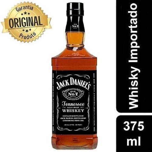 Miniatura Kit Whisky Jack Daniels Presente + 2 Copos Vidro + Dosador