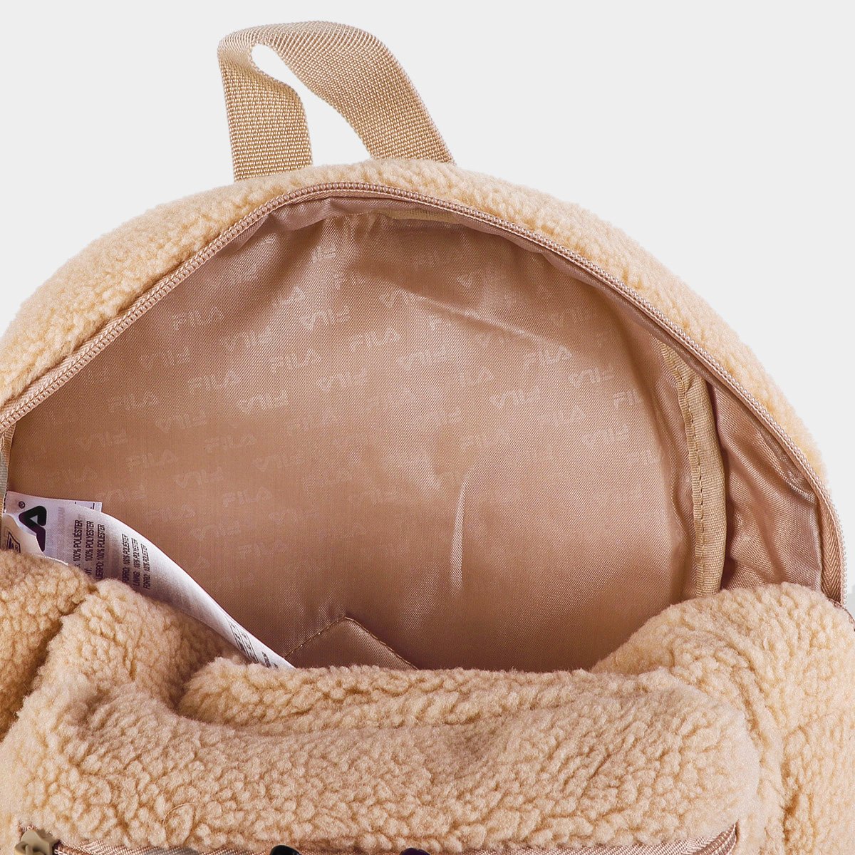 Miniatura Mochila Fila Mini Sherpa Areia