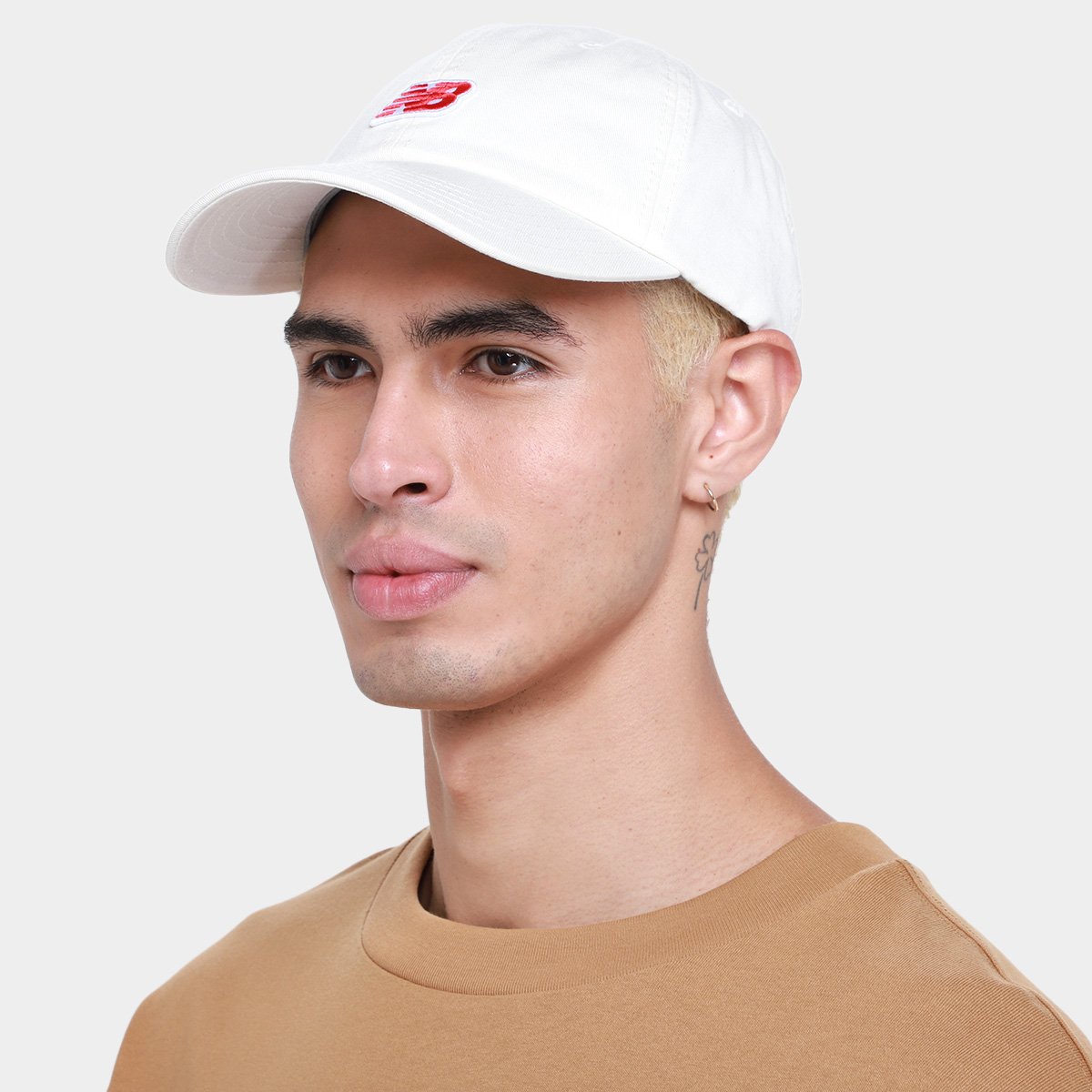 Miniatura Boné New Balance 6-Panel Patch Logo Off White