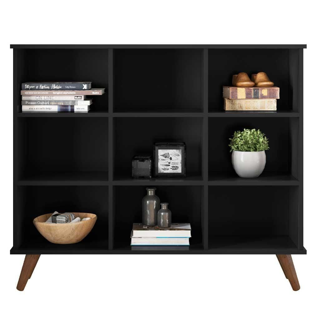 Miniatura Nicho Organizador Retrô Preto Qmovi