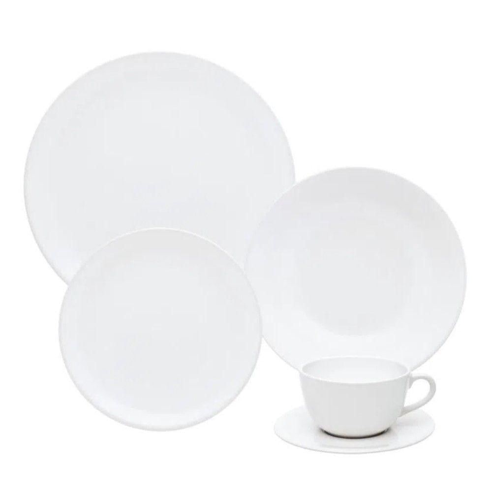 Miniatura Aparelho De Jantar 20 Peças Unni White Oxford