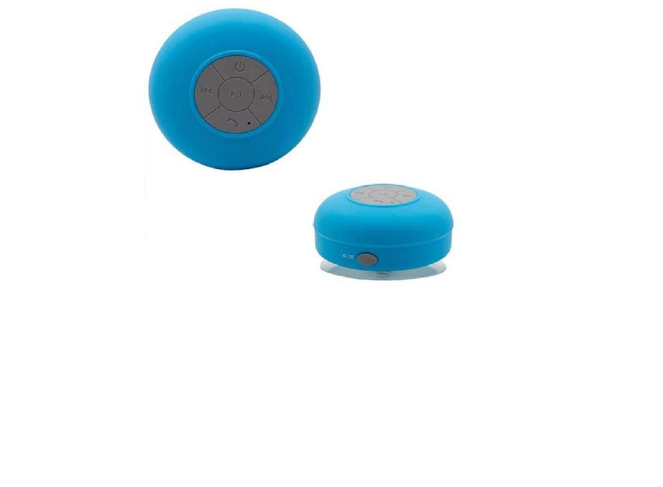 Miniatura Caixa Som Banheiro Prova Dágua Bluetooth - Azul
