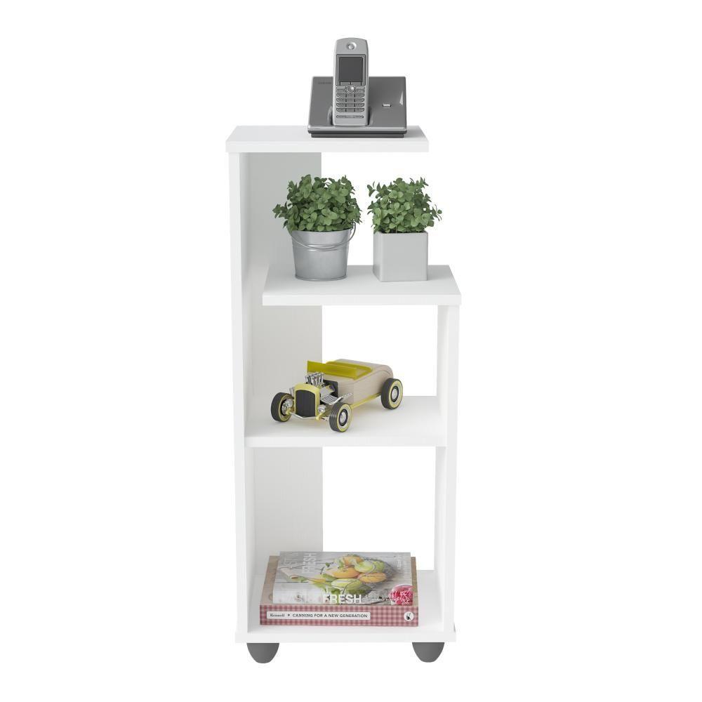 Miniatura Mesa De Apoio Bis Branco Artely Branco