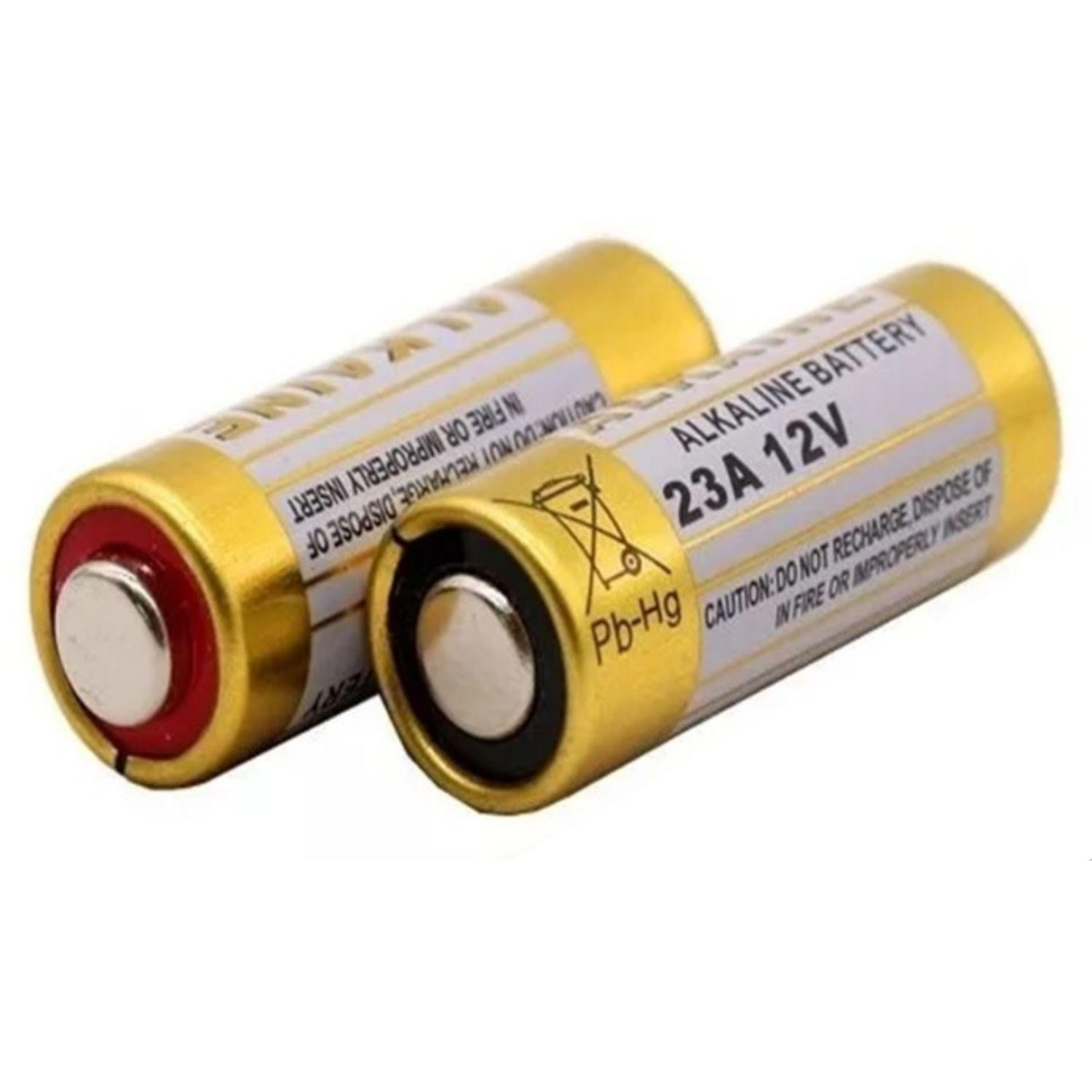 Miniatura Pilha 23A 12V Alcalina Econômica E Durável Campainha
