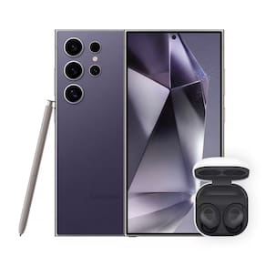 Miniatura Smartphone Samsung Galaxy S24 Ultra Titânio Violeta 512GB, Galaxy AI, Tela 6.8", 12GB RAM, S Pen e Snapdragon 8 Gen 3 + Fone de Ouvido Galaxy Buds FE