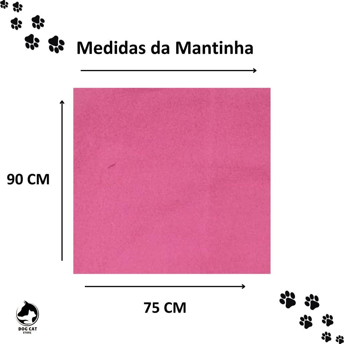Miniatura Cobertor Malha Soft Pet 90x75cm - Conforto Total