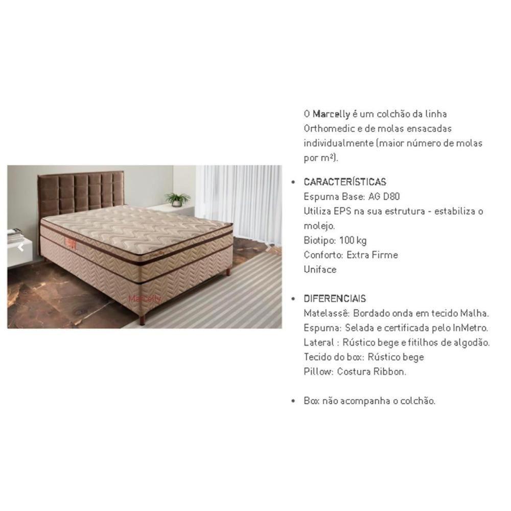 Miniatura Cama Box Solteiro: Colchão Molas Ensacadas Paropas Masterpocket Marcelly Ibiza + Base Clean(88X188)