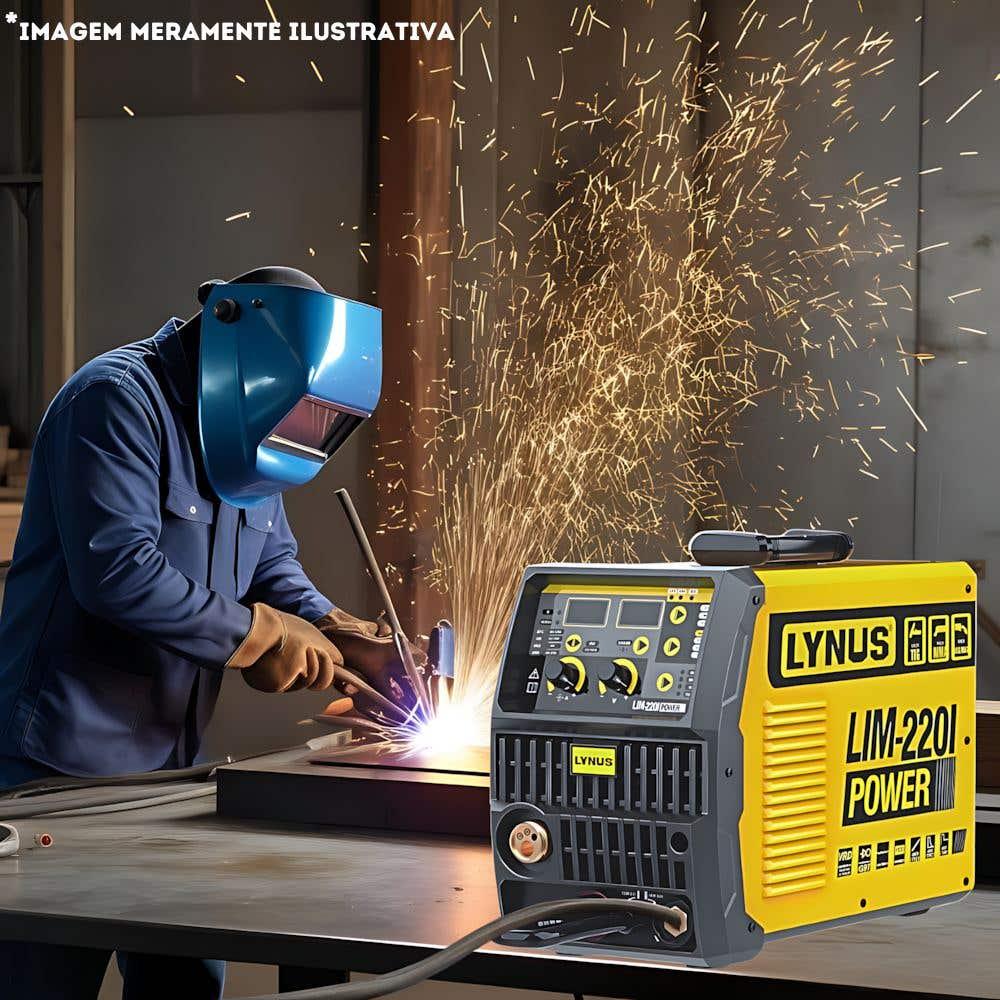 Solda Multiprocessos Mig/Tig/Eletrodo Bivolt LIM-220I LYNUS Bivolt