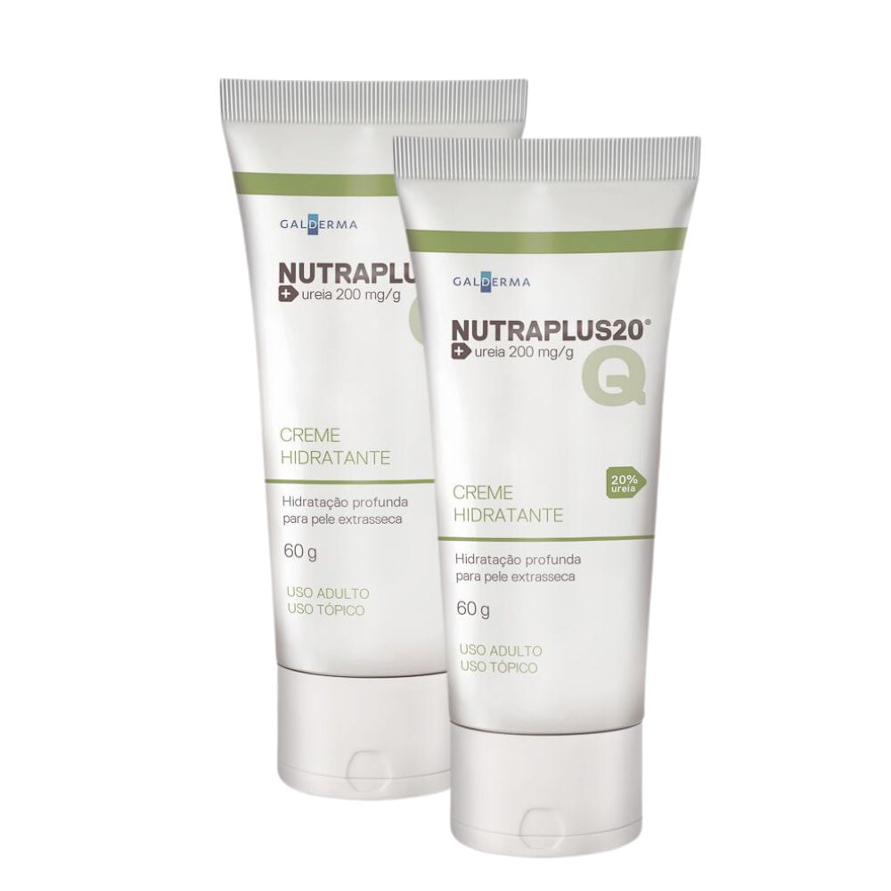 Miniatura Kit 2 Creme Nutraplus Uréia 20% (200mg/g) com 60g