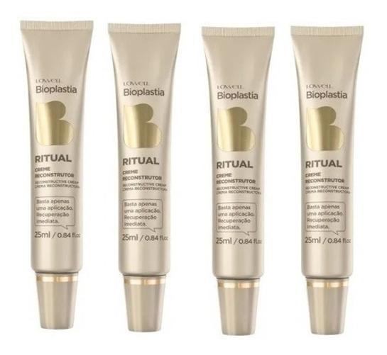 Miniatura Kit 4 Ampola Ritual Bioplastia 25 Ml Lowell