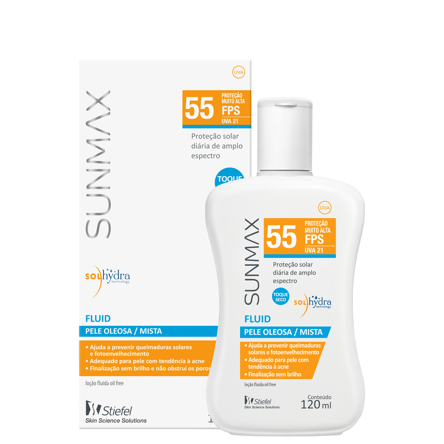 Miniatura Sunmax Fluid FPS 55 - Protetor Solar 120ml