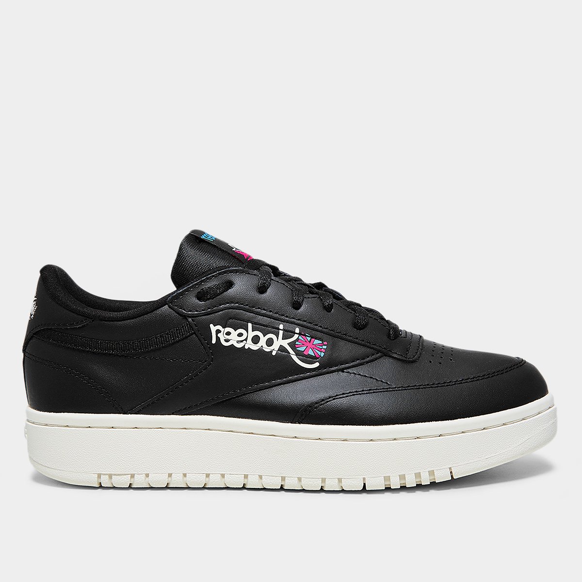 Miniatura Tênis Reebok Club C Double Revenge Feminino Preto - 35