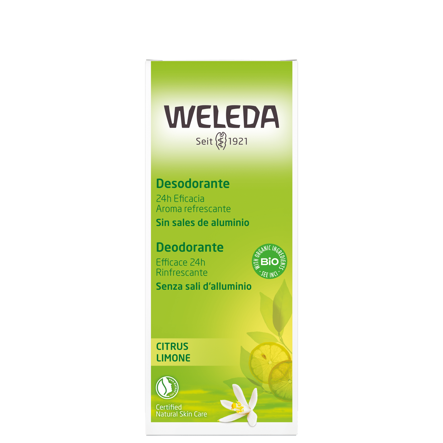 Miniatura Desodorante Weleda Citrus 100ml BLZ
