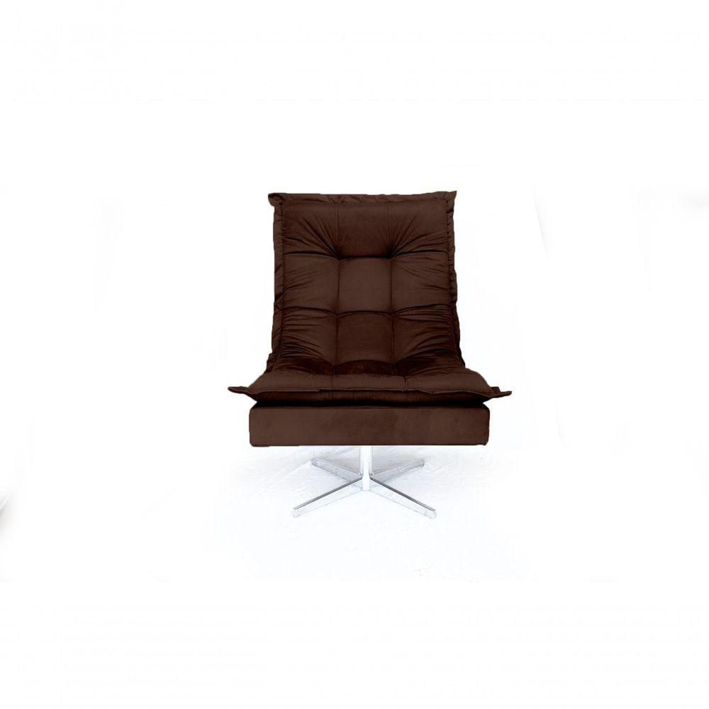 Miniatura Poltrona Nilla Chaise Tecido Liso