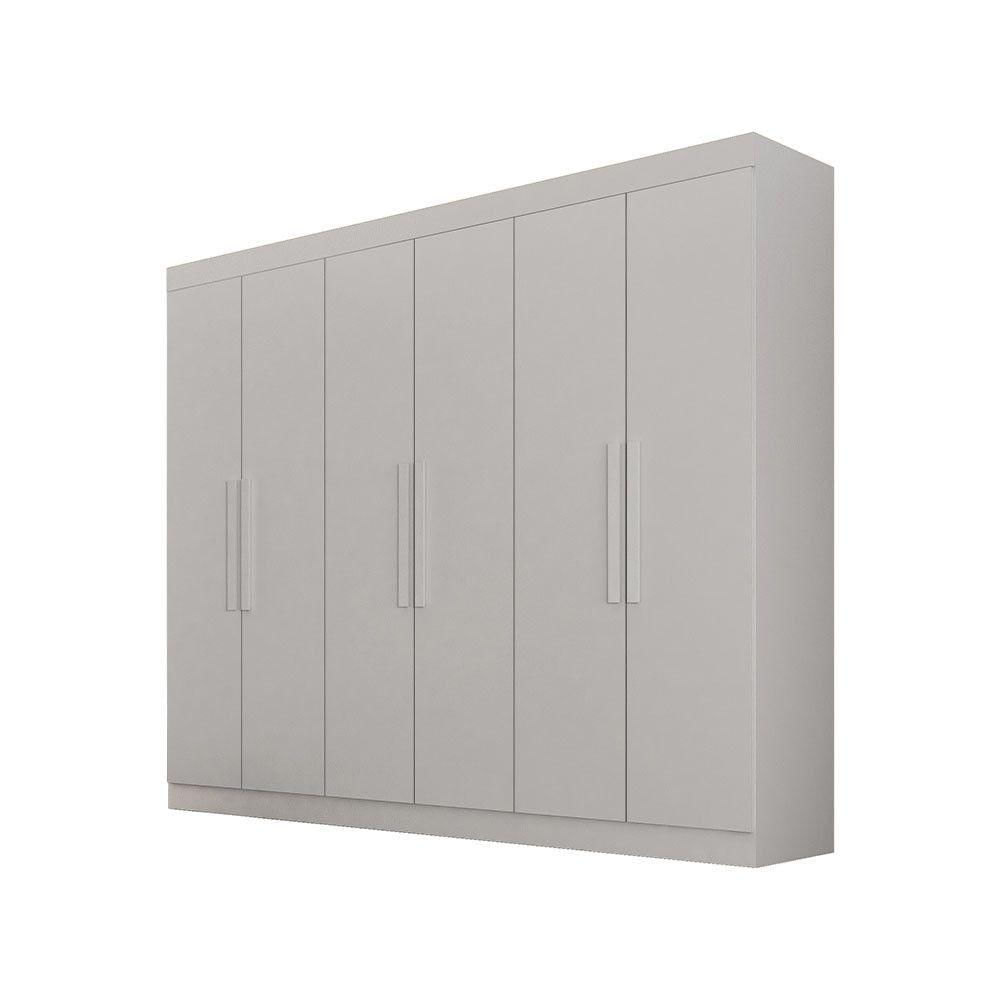 Miniatura Guarda Roupa 6 Portas Canadá Em Mdf Leifer Branco