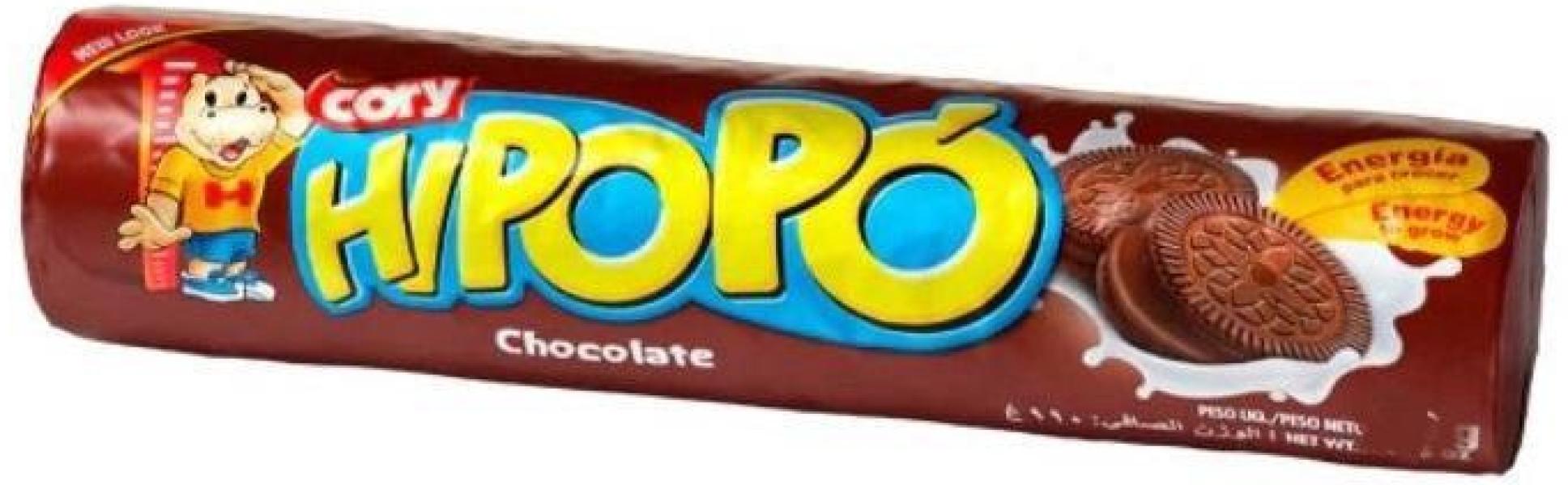 Miniatura 30Un Biscoito Bolacha Hipopó Recheado Chocolate 100 Gramas