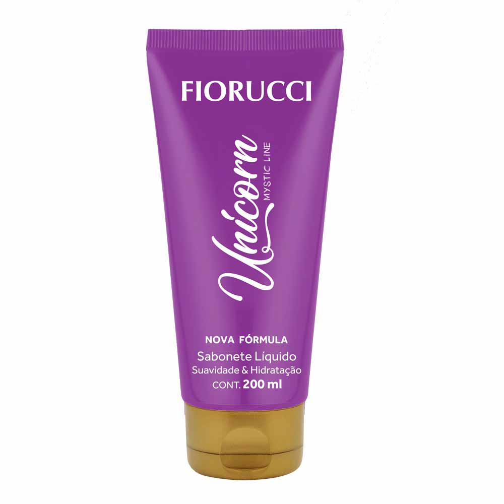 Miniatura Kit Fiorucci Unicorn Coffret Feminino Sabonete Líquido + Loção Hidratante Desodorante Kit