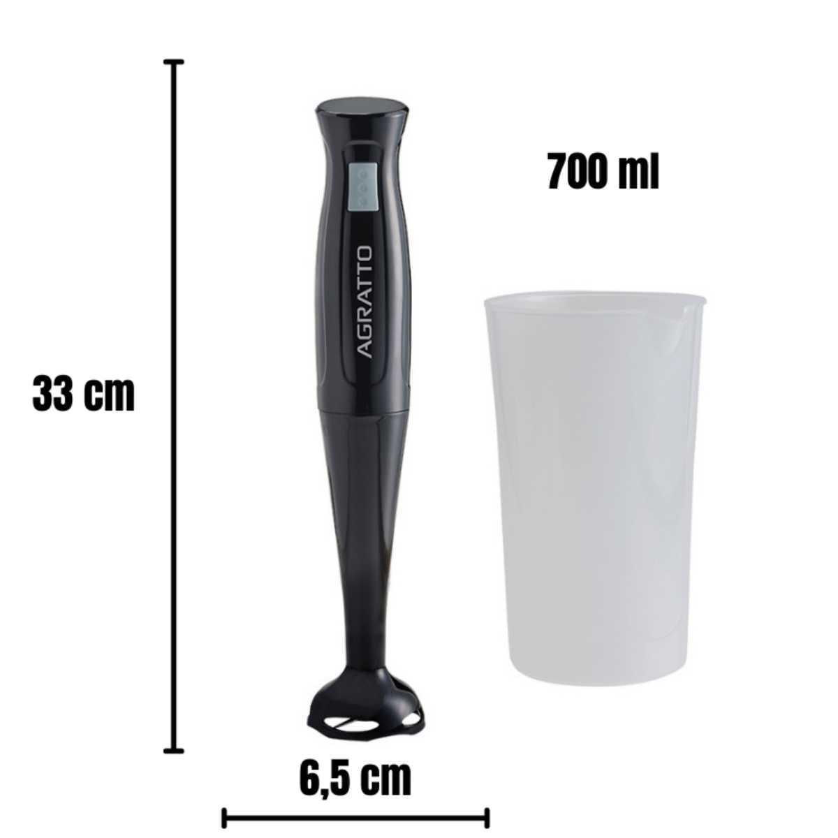 Miniatura Kit Mixer 3 Em 1 Processador Batedor Liquidificador Portátil