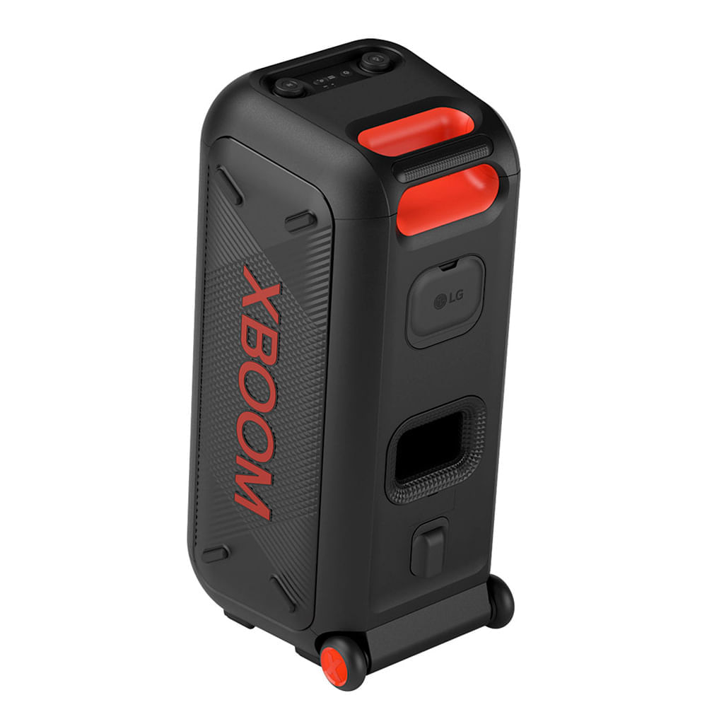 Caixa de Som Bluetooth LG Partybox Xboom XL9T com Proteção IPX4, Display de Pixel LED, Sound Boost, 1000W RMS Bivolt