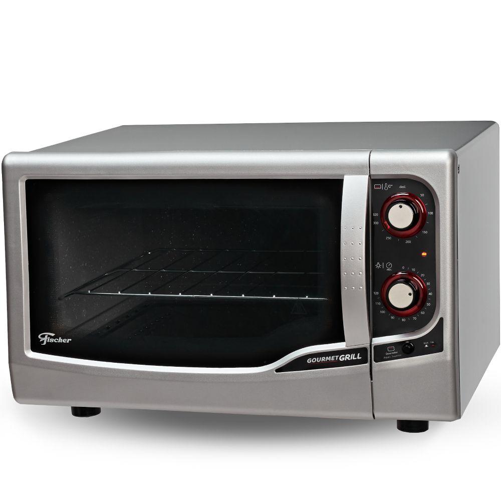 Miniatura FORNO ELETRICO DE BANCADA FISCHER GOURMET GRILL G II PRATA GII 44L 220V (9741-79182) 220v