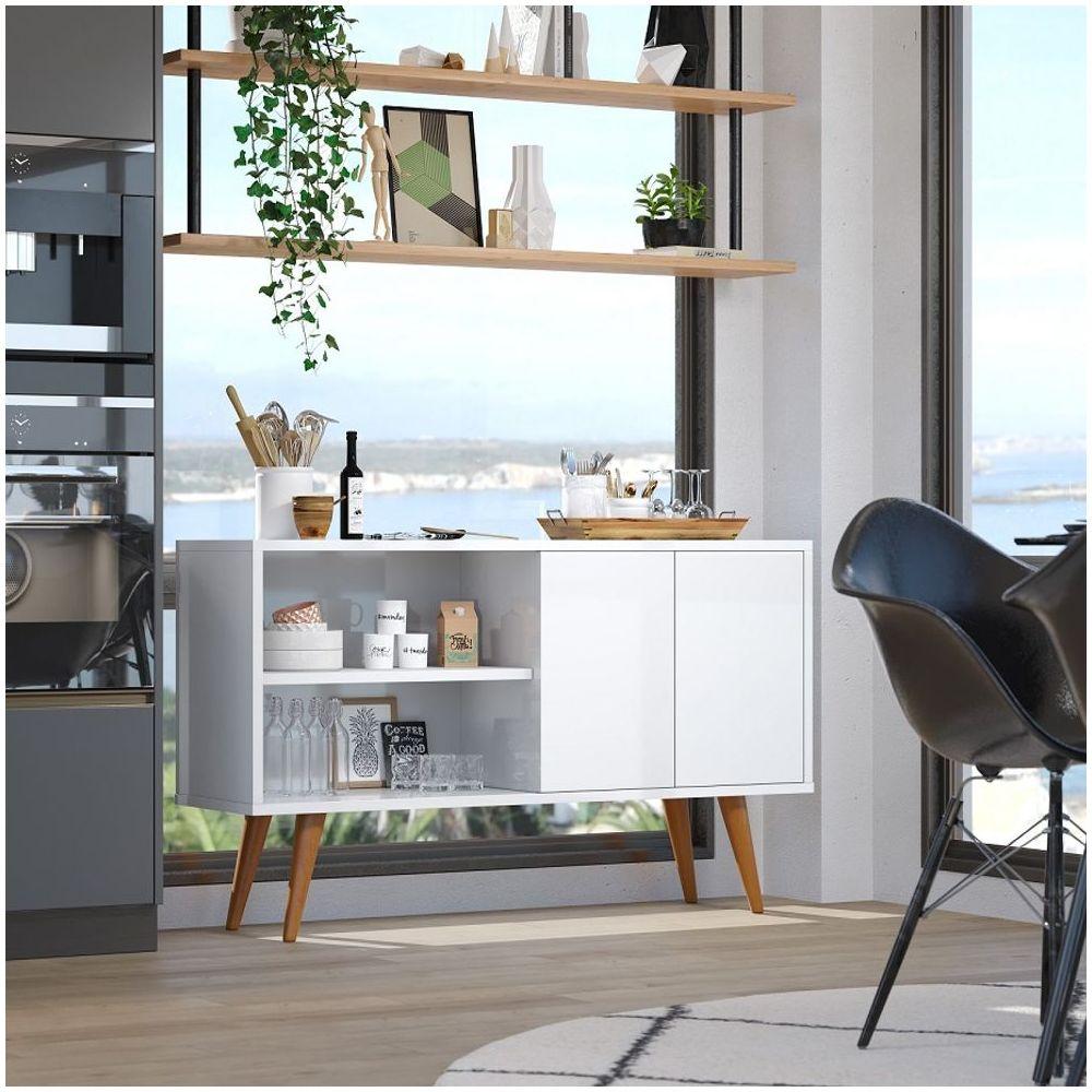 Miniatura Buffet Com 2 Portas & 4 Pés Palito Para Sala De Estar