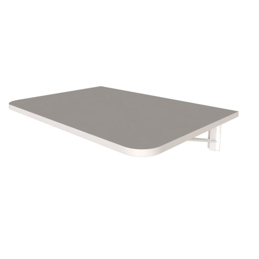 Miniatura Mesa Infantil Dobrável 60cm com Canto Arredondado Branco