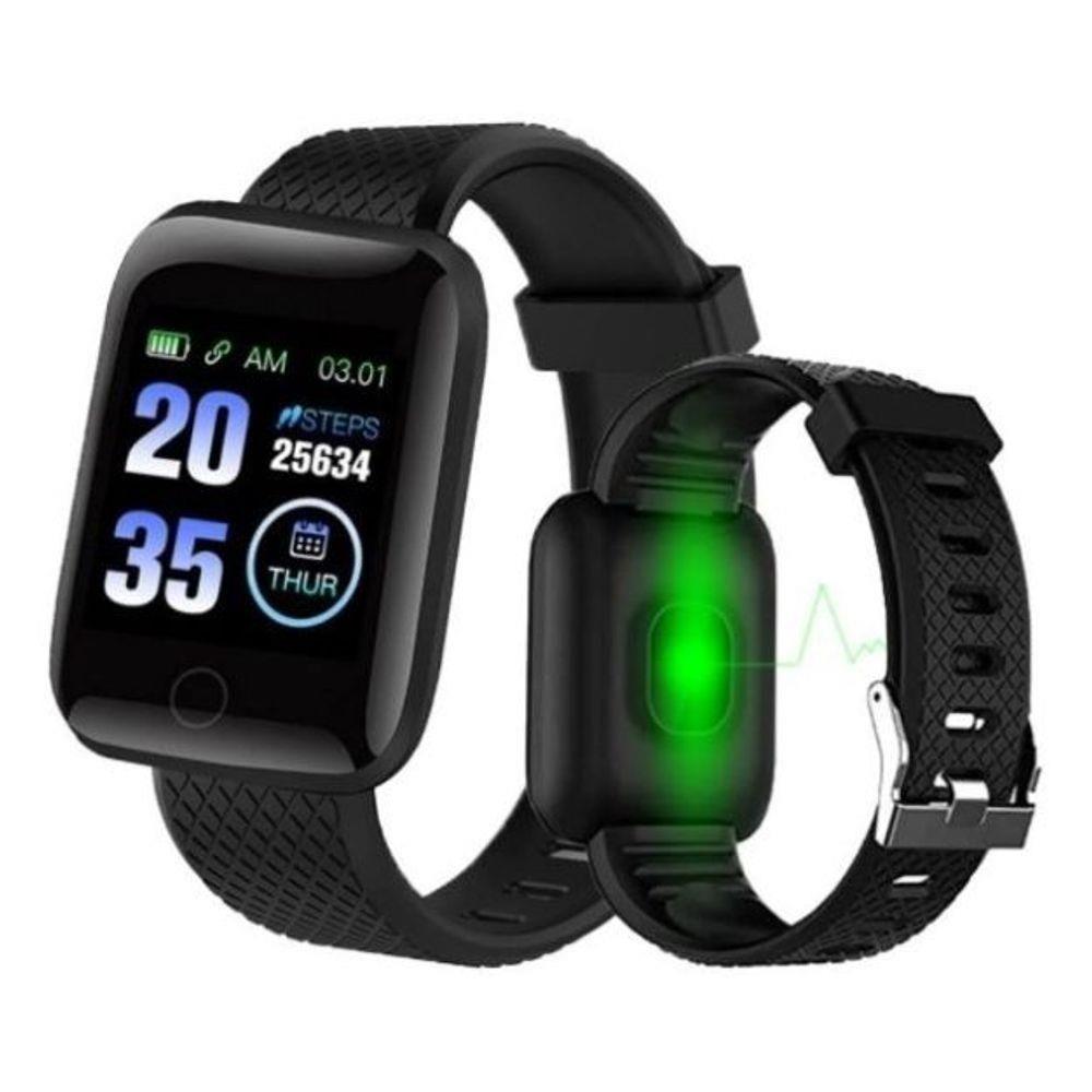 Miniatura Relógio Smartband D13 Smartwatch Android Bluetooth Preto