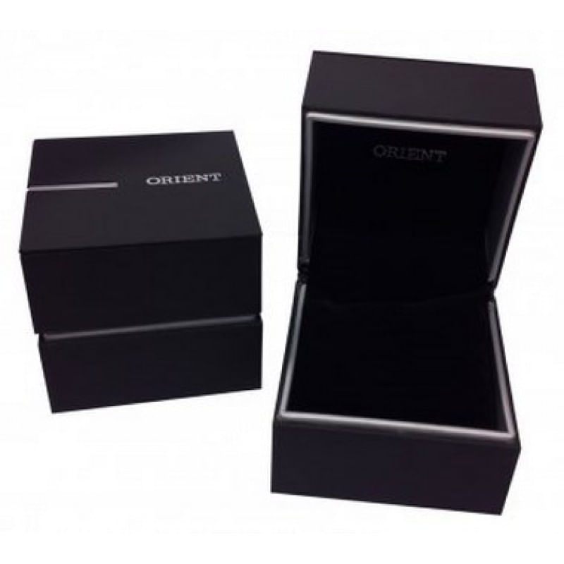 Miniatura Relógio Masculino Orient Dourado Automatico 3 Estrelas