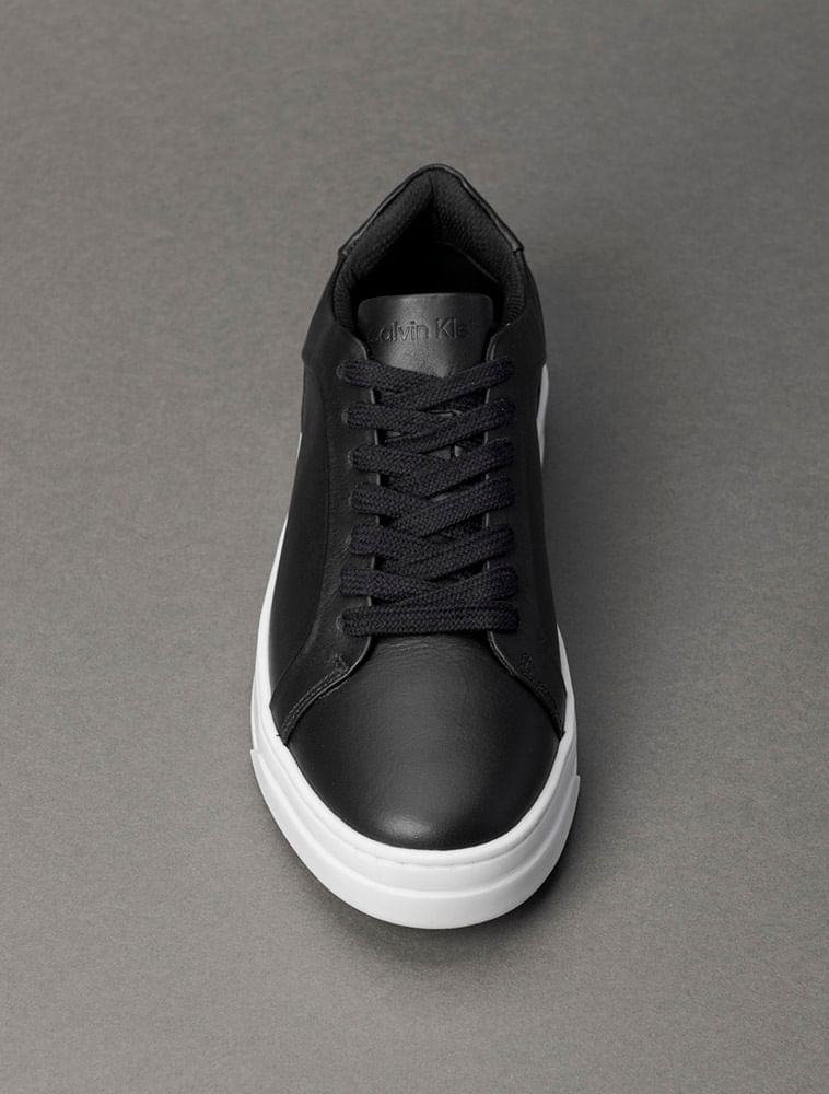 Miniatura Tênis Feminino Couro Calvin Klein - Preto Tênis Feminino Couro Calvin Klein Preto 34