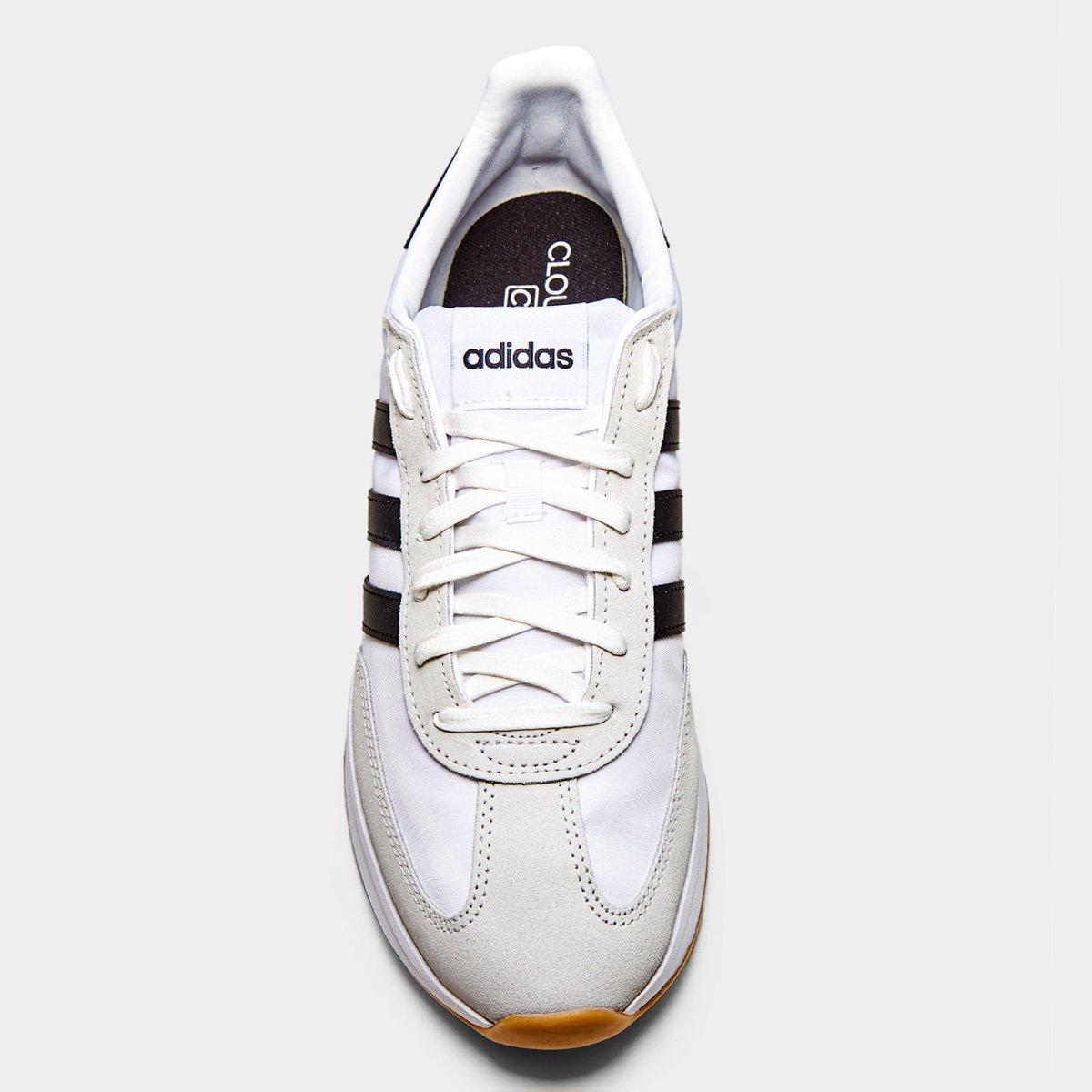 Miniatura Tênis Adidas Run 70 2.0 Masculino Branco+Preto - 37