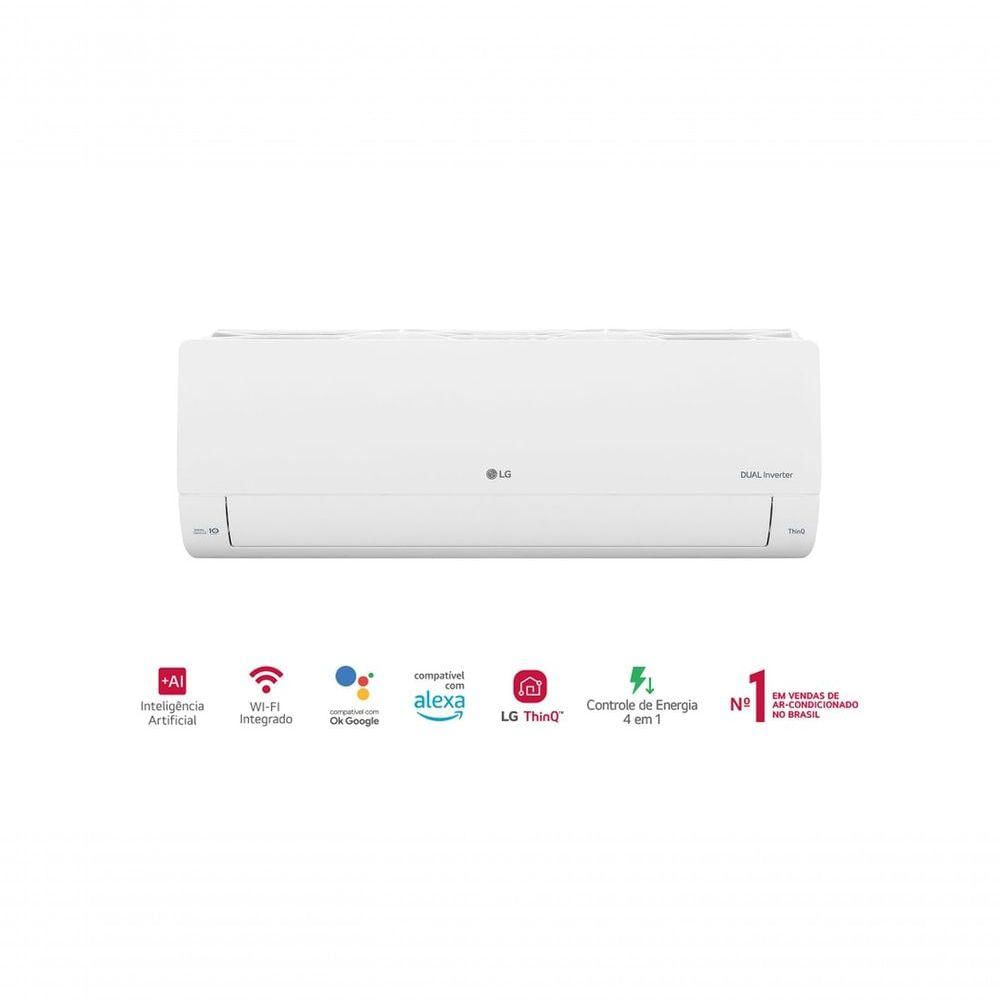 Ar Condicionado LG Dual Inverter Voice +AI 12.000 BTUs Frio S3-Q12JA33K 220V