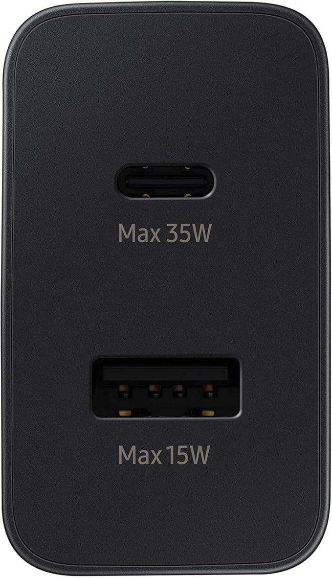 Miniatura Carregador Turbo Samsung Duo 35W / 15W Super Rápido 2 Saidas
