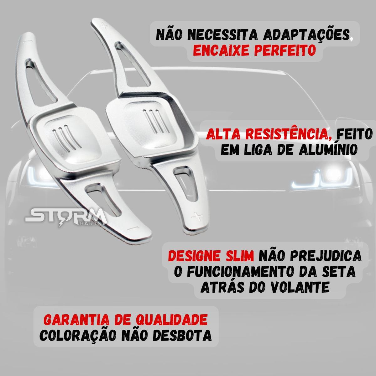 Miniatura Extensor Borboleta Volante Prata Golf Jetta Polo Virtus