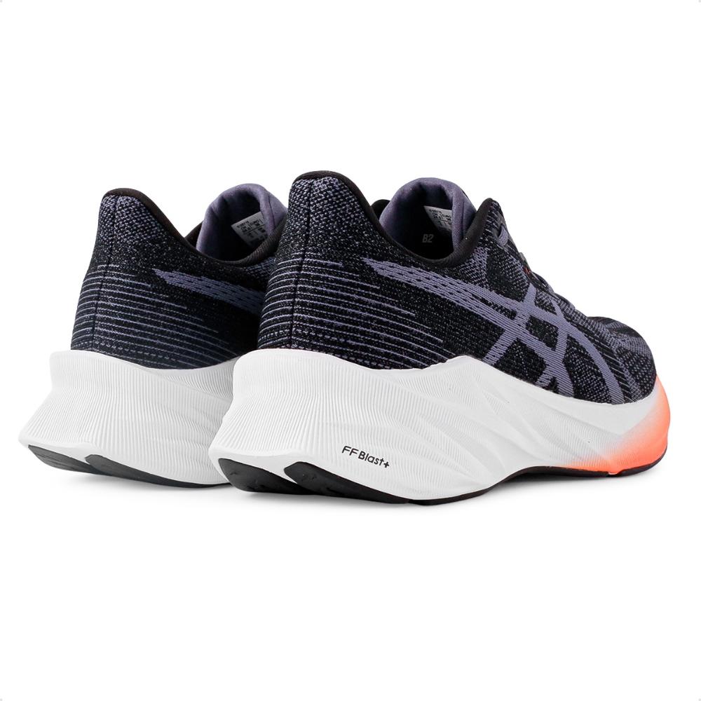Miniatura Tênis Asics Dynablast 5 Feminino Preto / Roxo - 34