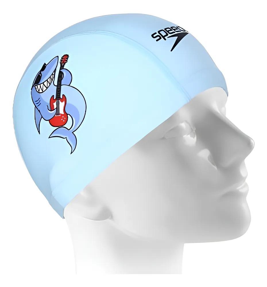 Miniatura Touca Tecido Natação Infantil Speedo Fun Cap 2 A 4 Anos Cor