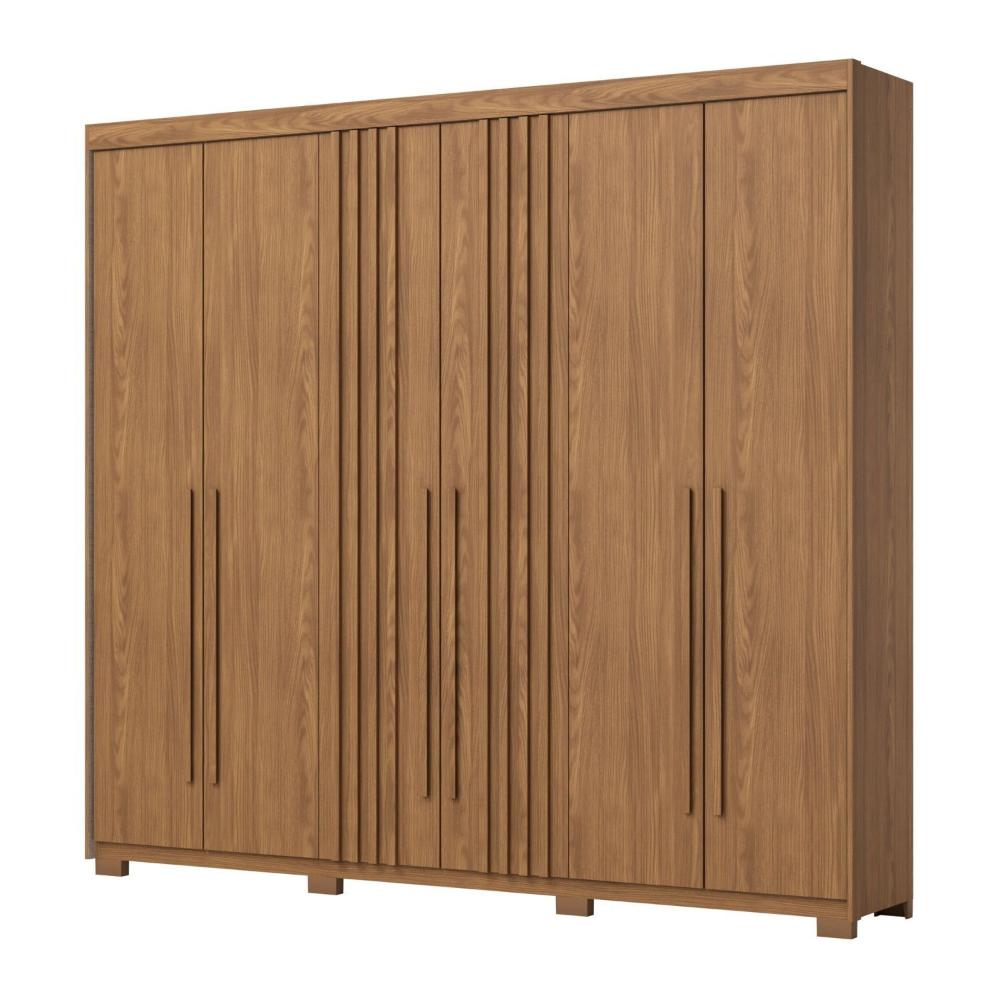 Guarda-Roupa Casal 6 Portas 4 Gavetas Norton Nature