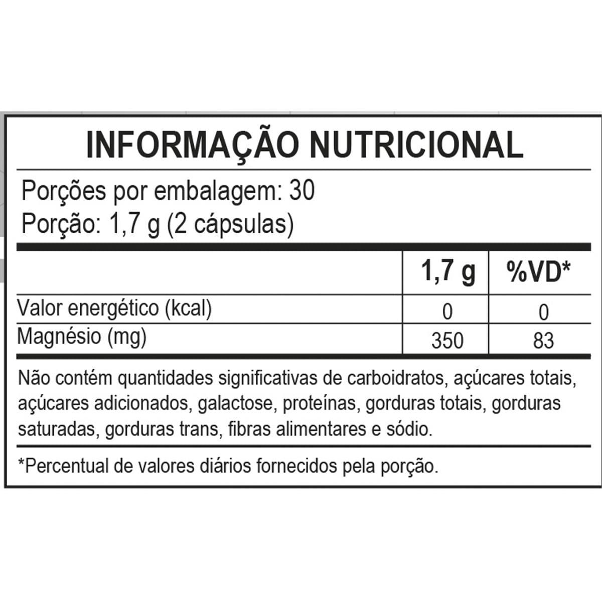 Miniatura Sal Amargo Unilife 60 Cápsulas 850Mg