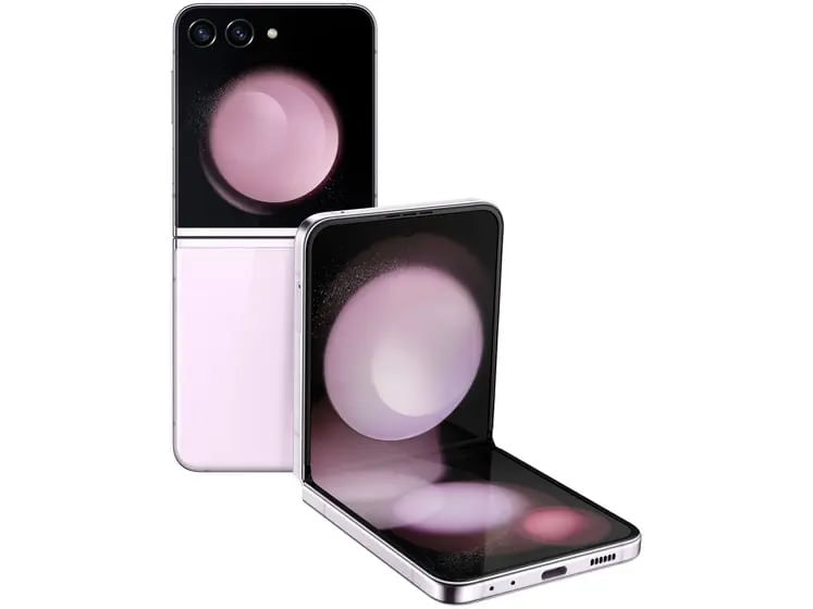 Miniatura Smartphone Samsung Galaxy Z Flip5 512GB Rosa 5G - Tela dobrável de 6.7" e 8GB de RAM