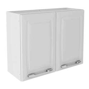Miniatura Armário Aéreo Duplo Itatiaia Diamante com 2 Portas e 1 Prateleira - Branco - 70cm de largura