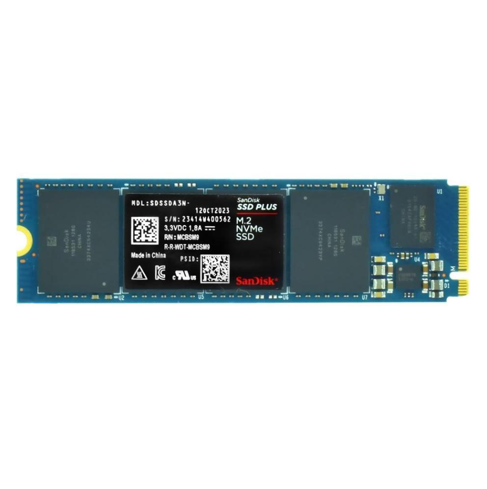 Miniatura Ssd M2 500Gb Sandisk Plus Nvme Pci-E Gen3 Sdssda3N-500G-G26