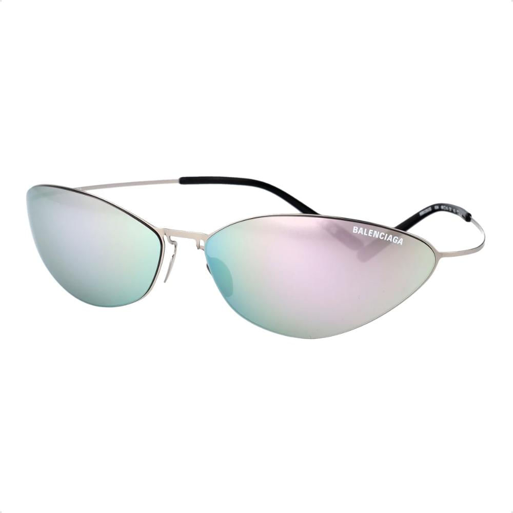 Miniatura Óculos de Sol Balenciaga Unissex BB0350S Prata