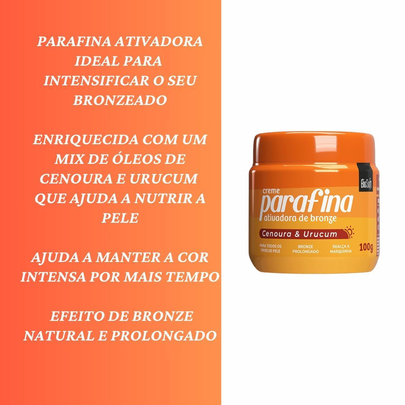 Miniatura Acelerador Bronze Natural Parafina Ativadora E Prolongadora