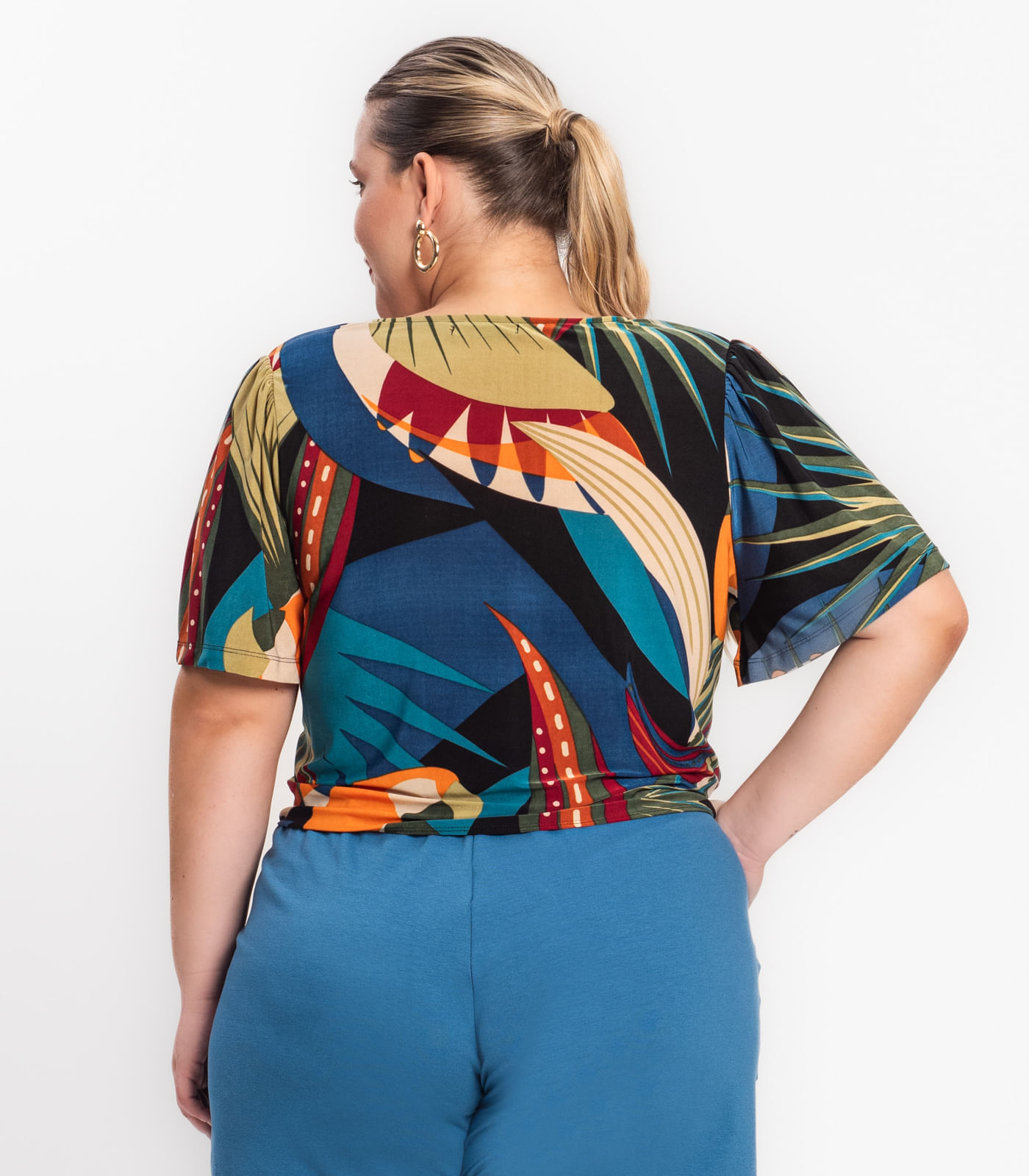 Miniatura Blusa Feminina Liganete Secret Glam Preto Plus G1