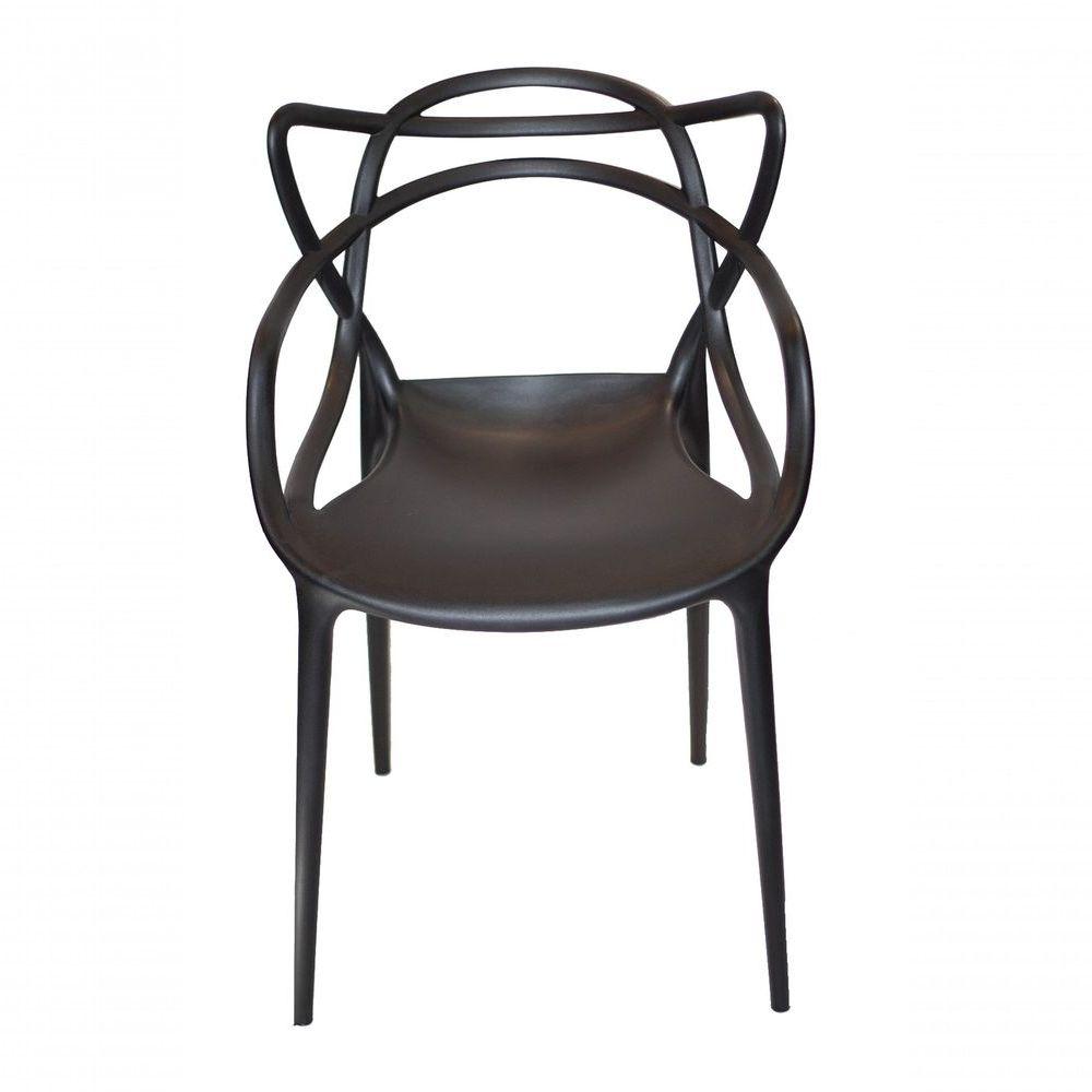 Miniatura Cadeira Allegra Cozinha Preta