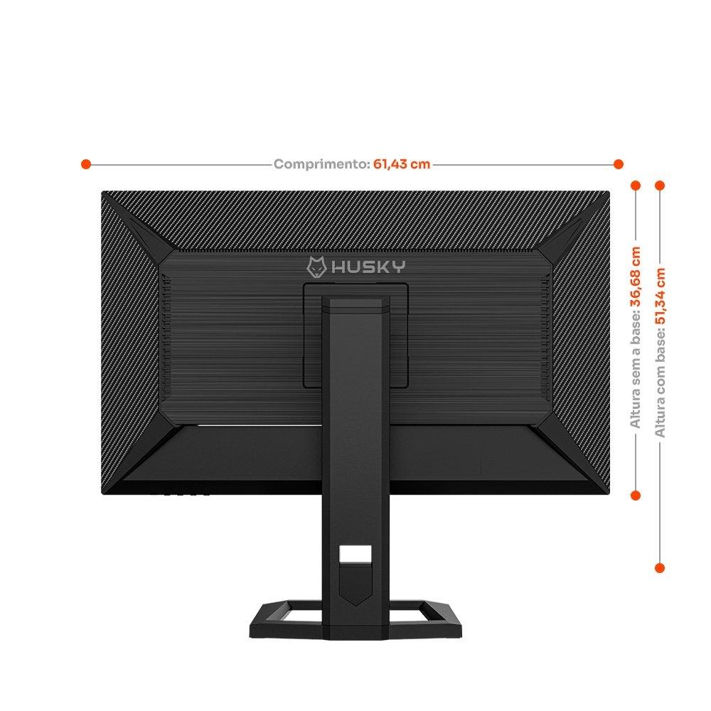 Miniatura Monitor Gamer Husky Boreal 27", QHD, 200Hz, 1ms, IPS, Adaptive Sync, DisplayPort e HDMI, HDR400 - HMG00827PT