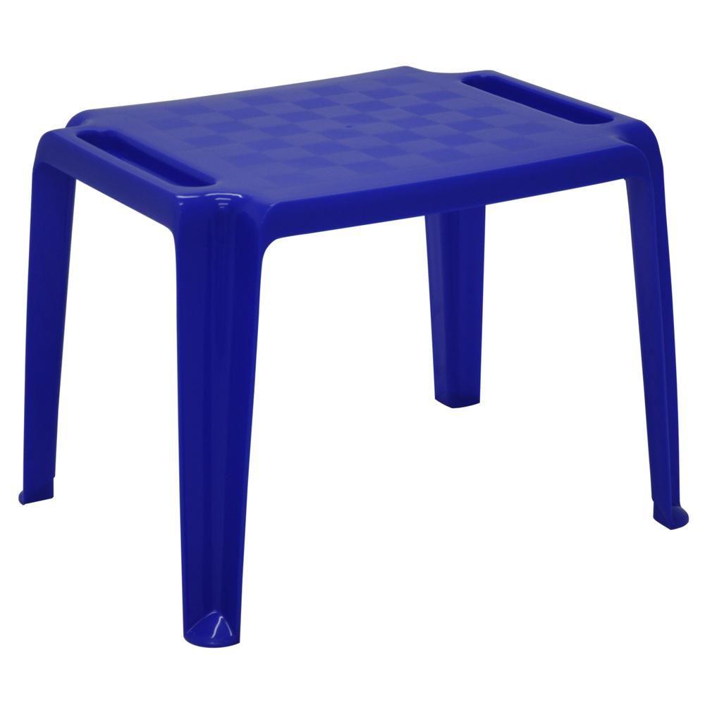 Miniatura Mesa Infantil Tramontina Dona Chica em Polipropileno Azul